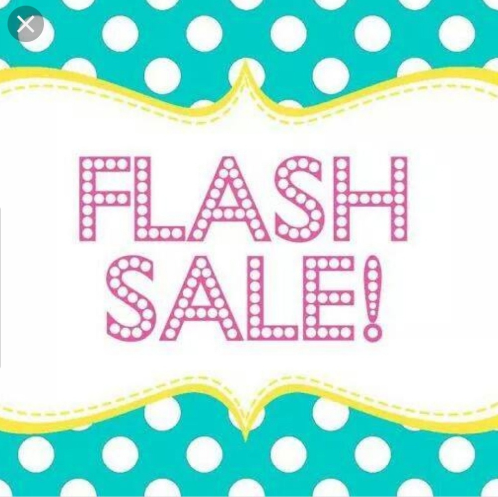 Flash sale this weekend only